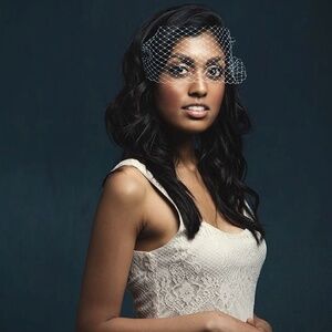 New Handmade Masquerade Mask Birdcage Wedding Veil